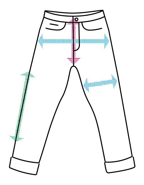gustin vintage straight fit selvedge jeans fit example